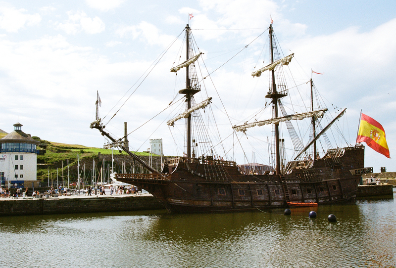 Galeón Andalucía docked at Whitehaven Harbour